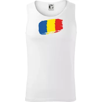 Rumunsko vlajka - Tílko pánské Core - L ( Bílá )