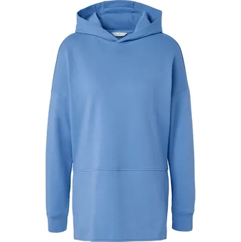 Dámská mikina 702692 - Tchibo - Dlouhá mikina s kapucí - pro ženy - vel. XL 48/50 - barva: modrá