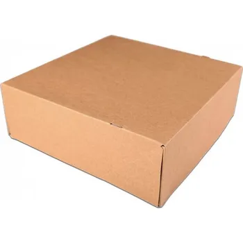 Dortová krabice kraft 280x280x100 mm / 50 kusů