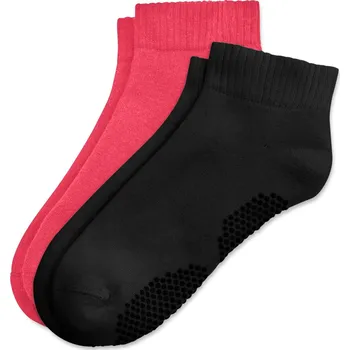 Dámské ponožky 691516 - Tchibo - Ponožky na jógu - pro ženy - vel. 35-38 - barva: černá