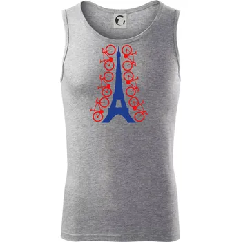 Cyclo Paris - Tílko pánské Core - L ( Tmavě šedý melír )