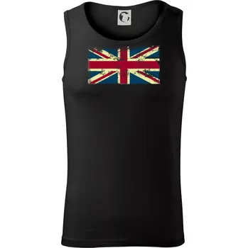Britská vlajka stará - Tílko pánské Core - 2XL ( Černá )