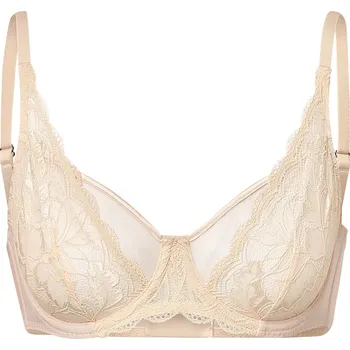 Podprsenka 705158 - Tchibo - Podprsenka s kosticemi a krajkou - pro ženy - vel. 85C - barva: béžová