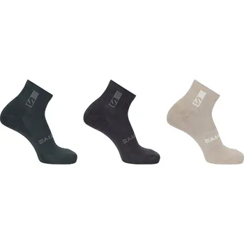 Pánské ponožky ponožky Salomon Everyday Ankle 3 Pack - Etherea/Nine Iron/North Atlantic 39-41