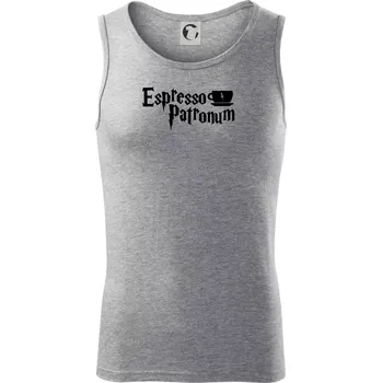 Harry - Espresso Patronum - Tílko pánské Core - 2XL ( Tmavě šedý melír )
