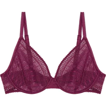 Podprsenka 709013 - Podprsenka s kosticemi Passionata »Leila« - pro ženy - vel. 75B - barva: červená