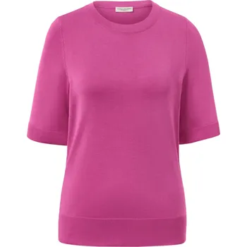 Dámský svetr 676081 - Tchibo - Svetr z jemného úpletu - pro ženy - vel. L 44/46 - barva: růžová