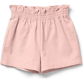Chlapecké kraťasy 696418 - Tchibo - Dětské šortky ve stylu paperbag - pro dívky - vel. 122/128 - barva: růžová