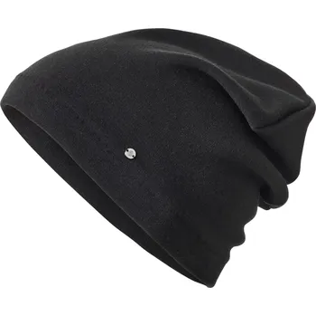 Čepice 687209 - Tchibo - Čepice z teplákoviny - barva: černá