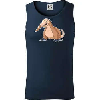 Mravenečník kreslený hnědý - Tílko pánské Core - XL ( Námořní modrá (téměř černá) )