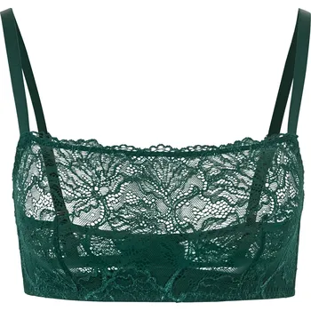 Podprsenka 689117 - Tchibo - Krajková podprsenka - pro ženy - vel. 42 - barva: zelená