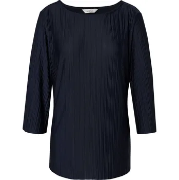 700892 - Tchibo - Plisované halenkové triko - vel. L 44/46 - barva: modrá