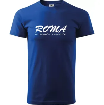 Roma GPS - Triko extra velké (5-8XL) - 7XL ( Královská modrá )
