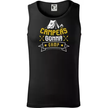 Campers gonna camp - Tílko pánské Core - S ( Černá )