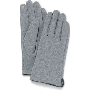 Pracovní rukavice 651779 - Tchibo - Rukavice z teplákoviny - pro ženy - vel. 7 - barva: šedá