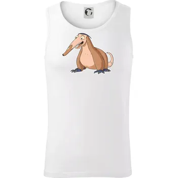 Mravenečník kreslený hnědý - Tílko pánské Core - XL ( Bílá )