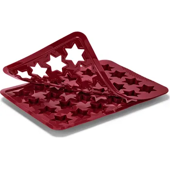 Podložka na pečení Tchibo Pečicí podložka na skořicové hvězdičky 30,5 x 21 cm červená