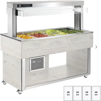 Bufet chlazený GN 4-1/1 TR Green + 4 H Hemlock RM GASTRO