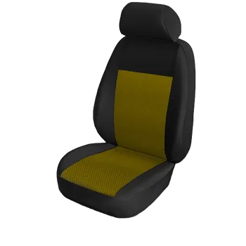 Ochranný autopotah Autopotah pro Fiat Panda 5-dv (2012), typ 1, Plate žluté, řidič + spolujezdec