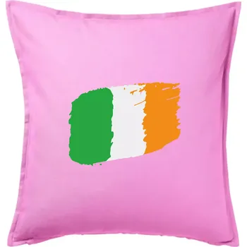 Polštář Irská vlajka - Polštář 50x50 - 50x50 - Pouze potah ( Růžová )