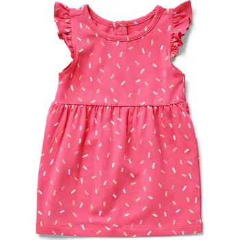 Dívčí šaty 698204 - Tchibo - Dívčí žerzejové šaty - pro dívky - vel. 110/116 - barva: růžová