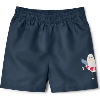 695207 - Tchibo - Chlapecké koupací šortky - pro kluky - vel. 110/116 - barva: modrá