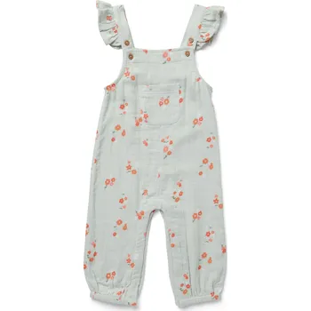 Kojenecké oblečení 700076 - Tchibo - Dětské mušelínové dupačky - pro dívky - vel. 110/116 - barva: zelená/květovaný