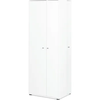 Šatní skříň 672020 - Tchibo - Univerzální skříň s bočním úložným prostorem - barva: bílá