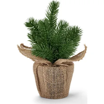 Vánoční dekorace 684025 - Tchibo - Vánoční stromek s LED - barva: zelená