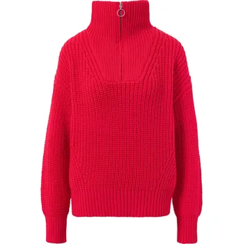 Pánská móda 671771 - Tchibo - Svetr troyer z hrubé pleteniny - pro ženy - vel. L 44/46 - barva: červená