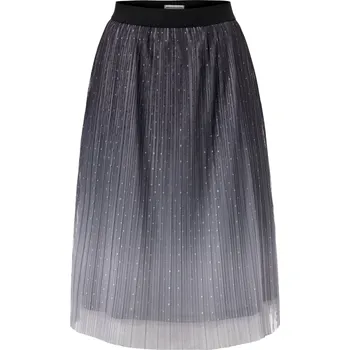 Dámská sukně 689365 - Tchibo - Plisovaná tylová sukně s barevným přechodem - pro ženy - vel. 46 - barva: šedá/žakár