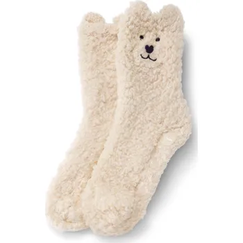 Pánské ponožky 691695 - Tchibo - Měkoučké plyšové ponožky - vel. 31-34 - barva: béžová