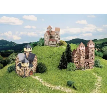 Dětské zboží Papírová vystřihovánka - Tři malé hrady