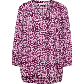 703610 - Tchibo - Tuniková halenka s potiskem - pro ženy - vel. 46 - barva: bílá/s potiskem