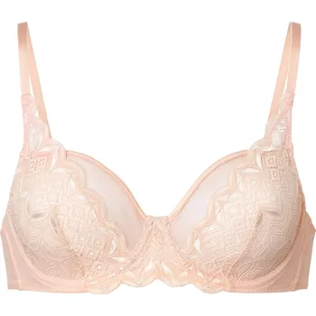 Podprsenka 663794 - Tchibo - Podprsenka s kosticemi a krajkou - pro ženy - vel. 80C - barva: růžová