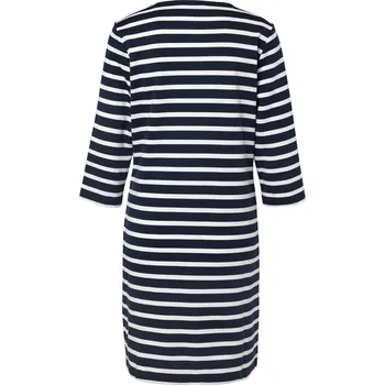 Dámské šaty 700272 - Tchibo - Teplákové šaty s proužky - pro ženy - vel. S 36/38 - barva: modrá/s proužky