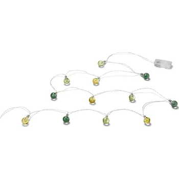 Vánoční dekorace 701632 - Tchibo - Světelný řetěz s LED »Žárovky« - barva: zelená