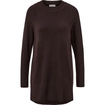 Dámský svetr 686702 - Tchibo - Dlouhý pletený svetr - pro ženy - vel. S 36/38 - barva: hnědá