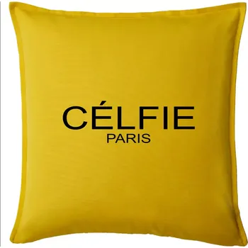 Polštář Célfie Paris - Polštář 50x50 - 50x50 - Pouze potah ( Žlutá )