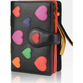 Peněženka Visconti Dámská peněženka Heart LV-4 Černá