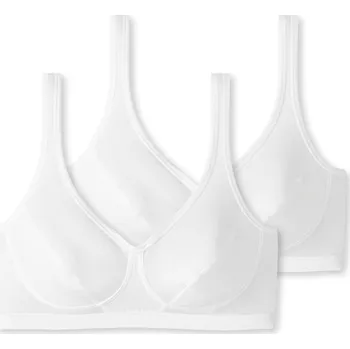 Podprsenka 700719 - Podprsenky s vyztuženými košíčky a biobavlnou Schiesser - pro ženy - vel. 80A - barva: bílá