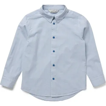 Chlapecká košile 696351 - Tchibo - Dětská košile - pro kluky - vel. 122/128 - barva: bílá/s proužky