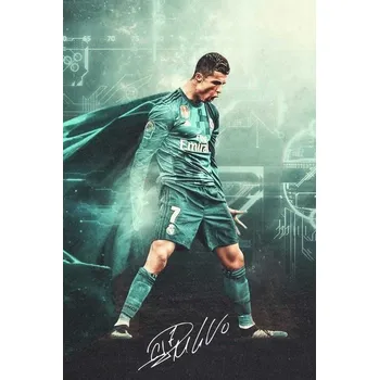 Jedlá dekorace na dort Ronaldo č.5 jedlý papír A4 - Bez úprav / Jedlý papír / Bez decor gelu