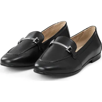 Dámské mokasíny 688572 - Tchibo - Kožené mokasíny - pro ženy - vel. 40 - barva: černá