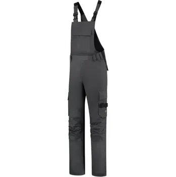 Pánské kalhoty Bib & Brace Twill Cordura pracovní kalhoty s laclem unisex tmavě šedá 58