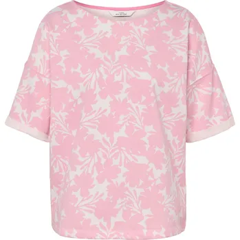 Dámská mikina 702645 - Tchibo - Mikina s potiskem - pro ženy - vel. L 44/46 - barva: bílá/květovaný