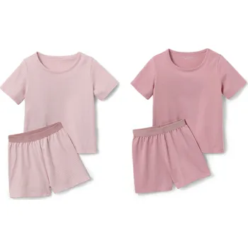 694991 - Tchibo - Dětská pyžama - pro dívky - vel. 86/92 - barva: bílá/s proužky