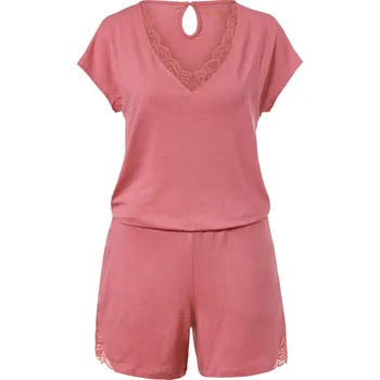 Dámské pyžamo Tchibo Jednodílné pyžamo Červená Velikost: XS 32/34