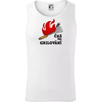 Čas na grilování - Tílko pánské Core - L ( Bílá )