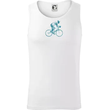 Cyklista silničkář - Tílko pánské Core - 2XL ( Bílá )